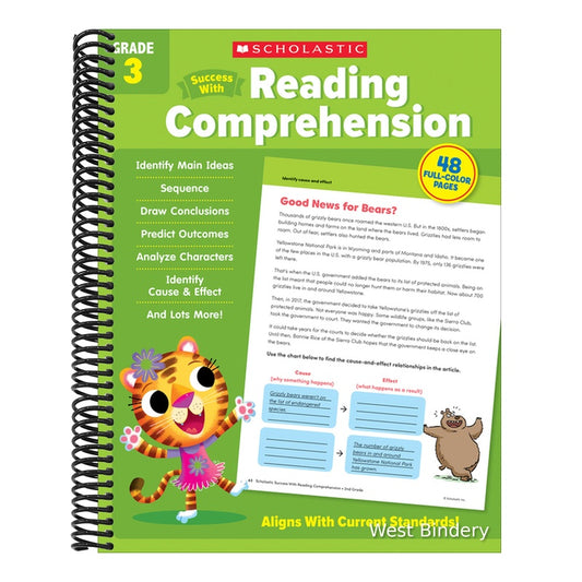Scholastic Success with Reading Comprehension Grade 3 Workbook