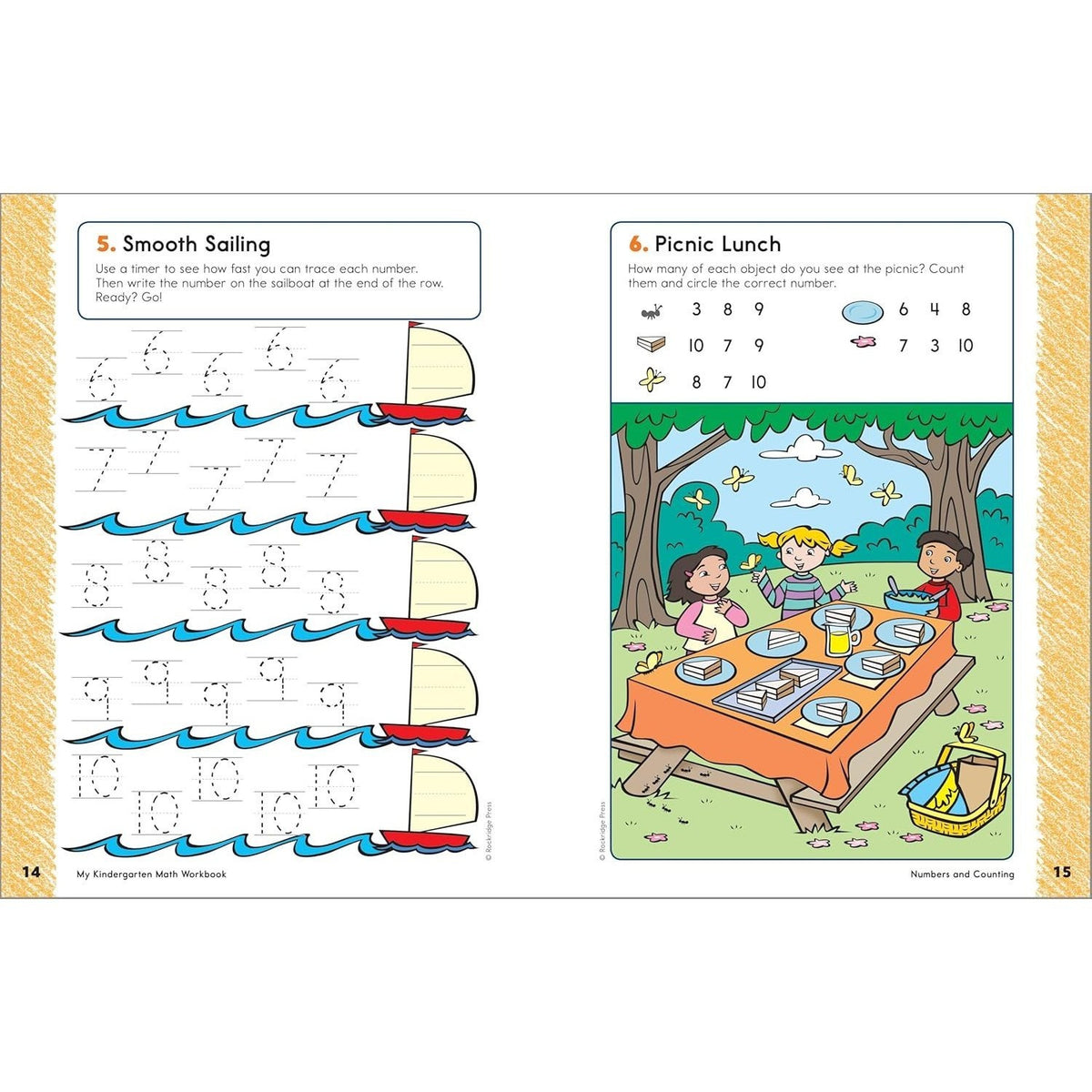 My Kindergarten Math Workbook: 101 Games and Activities to Support Kindergarten Math Skills