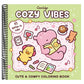 Cozy Vibes: Coloring Book for Adults and Kids (Cozy Spaces Coloring) (Spiral Bound)