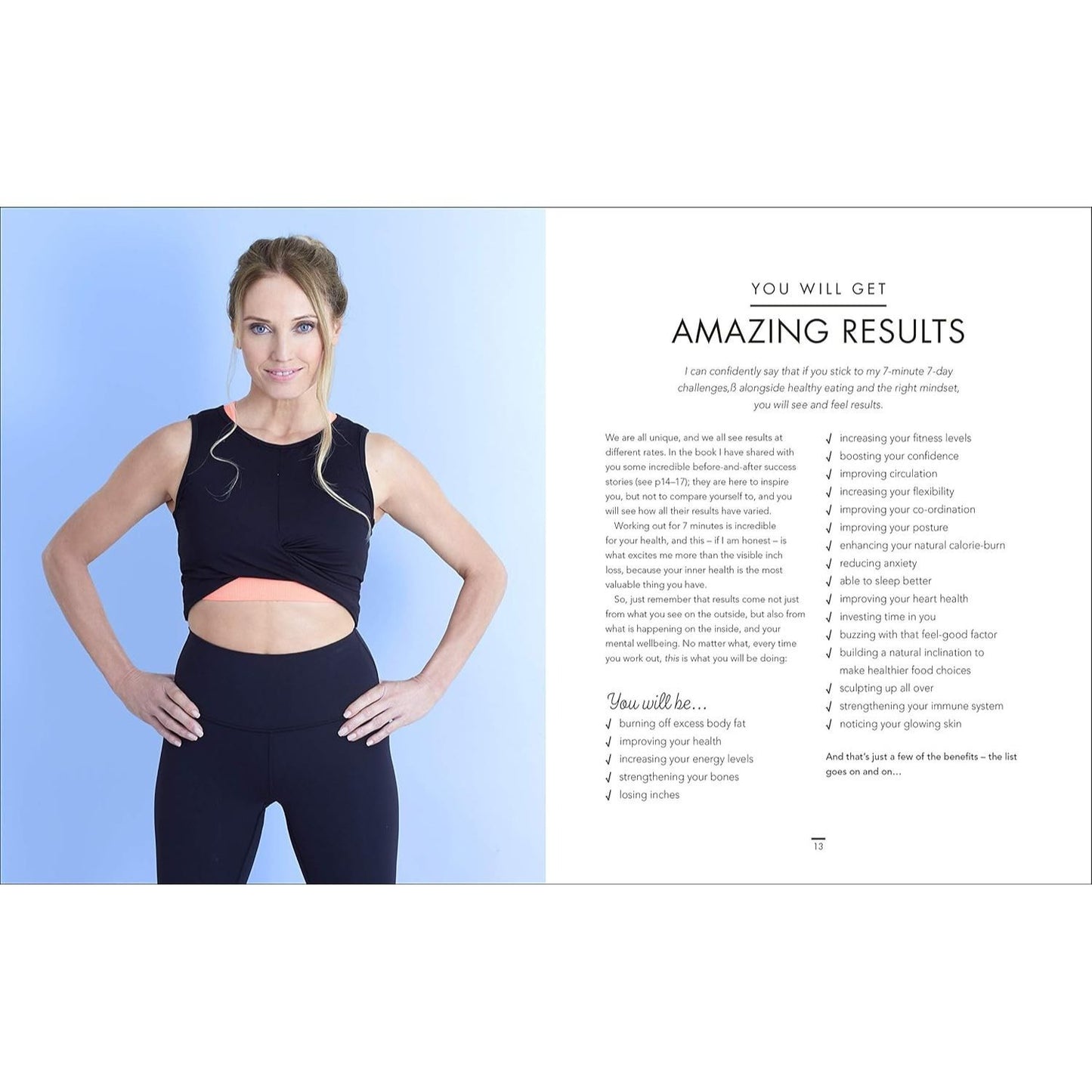 7-Minute Body Plan: Quick Workouts & Simple Recipes for Real Results in 7 Days (Spiral Bound)