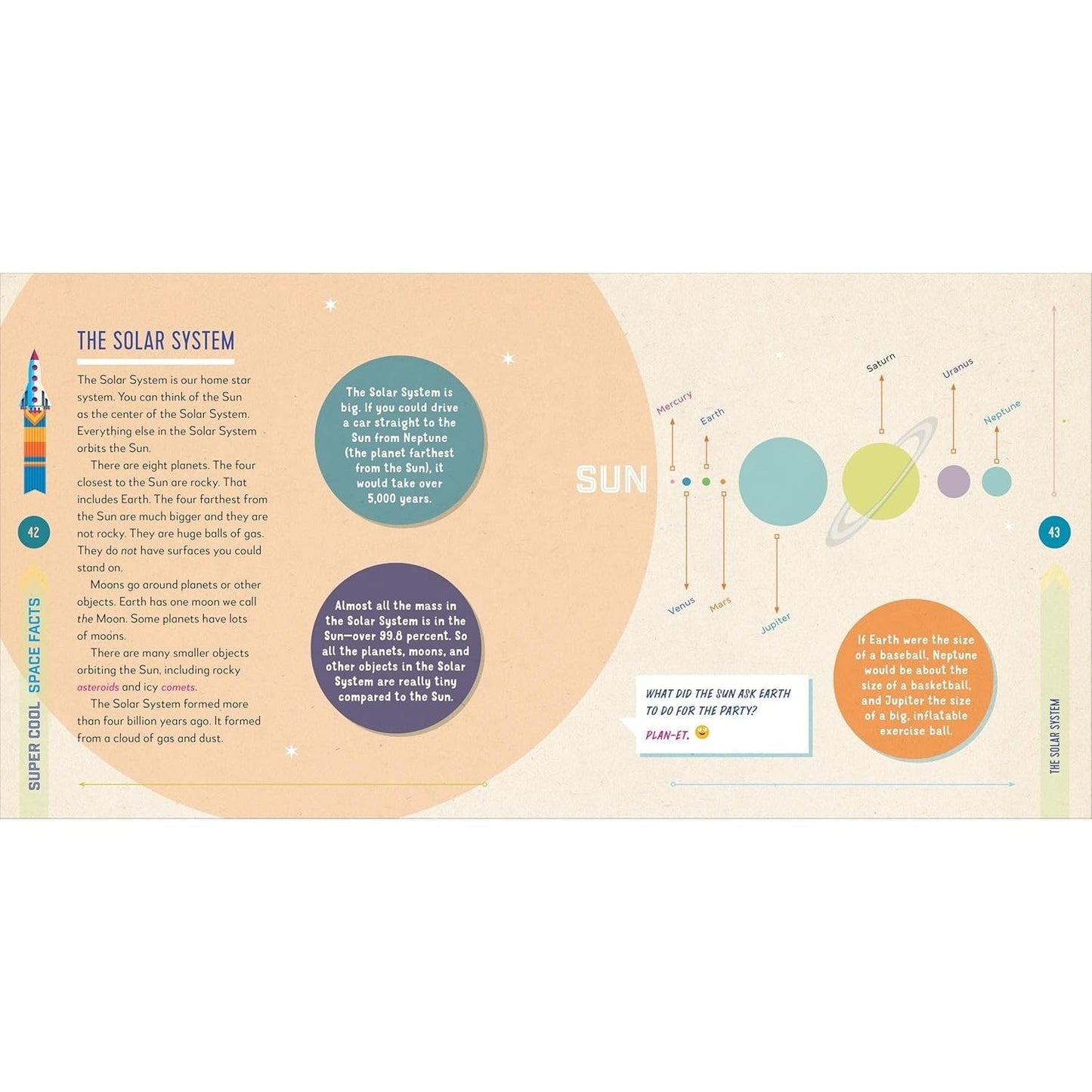 Super Cool Space Facts: A Fun, Fact-Filled Space Book for Kids