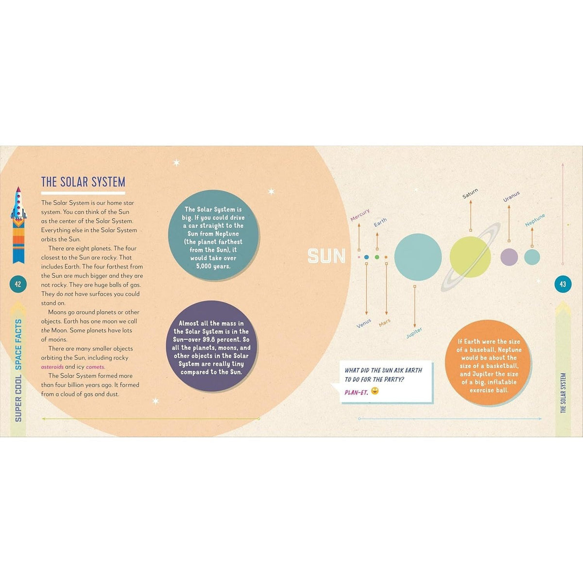 Super Cool Space Facts: A Fun, Fact-Filled Space Book for Kids