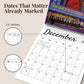 MUKAWA 2027 City Landmarks Wall Calendar, 12 Months of Iconic City Views