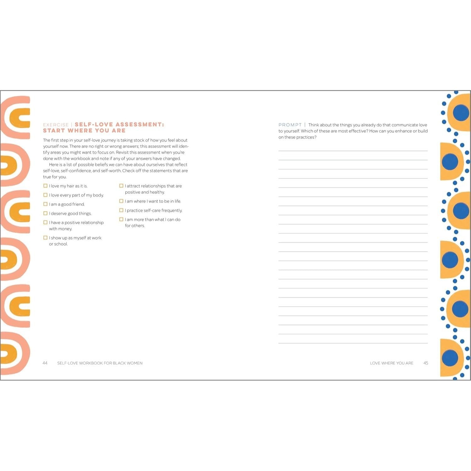 Self-Love Workbook for Black Women: Empowering Exercises to Build Self-Compassion and Nurture Your True Self (Self-Love for Women)