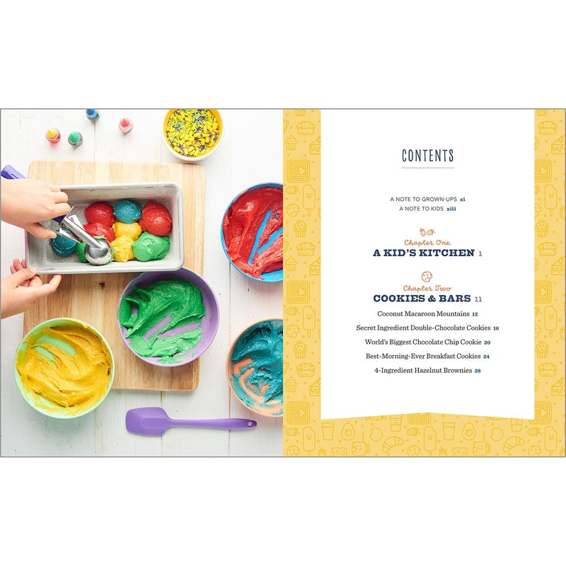 Kid Chef Junior Bakes: My First Kids Baking Cookbook (Spiral Bound)