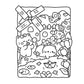 Cozy Springtime Glow-In-The-Dark Coloring