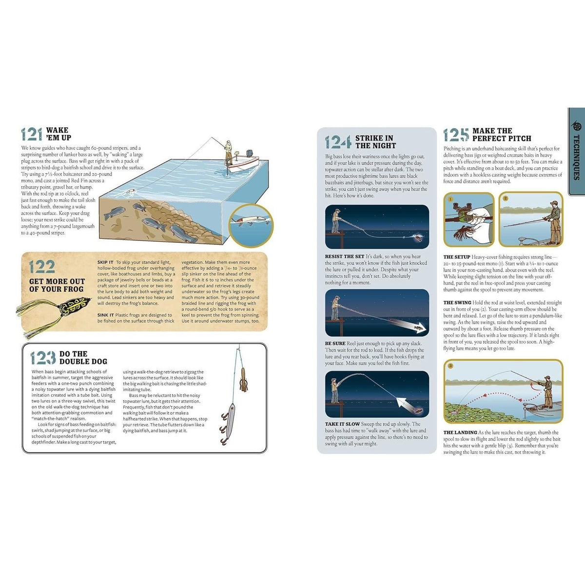 The Total Fishing Manual (Paperback Edition): 318 Essential Fishing Skills (Spiral Bound)