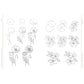 Draw Like an Artist: 100 Flowers and Plants: Step-By-Step Realistic Line Drawing * a Sourcebook for Aspiring Artists and Designers (Draw Like an Artist #2) (Spiral Bound)