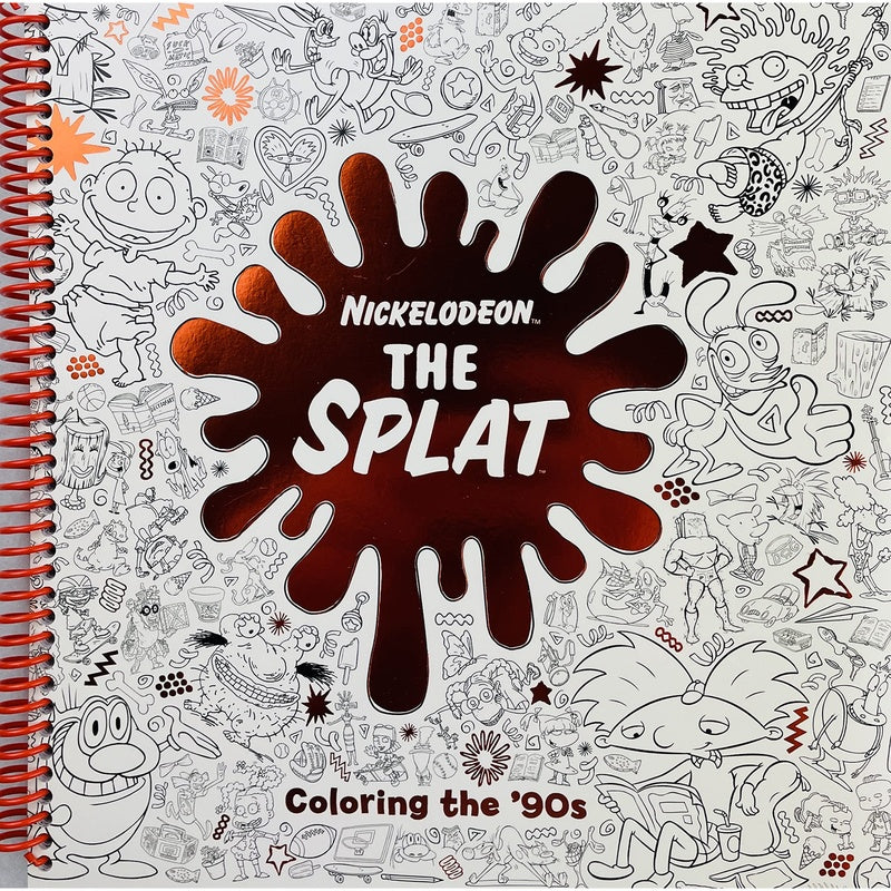 The Splat: Coloring the '90s (Nickelodeon) (Spiral Bound)