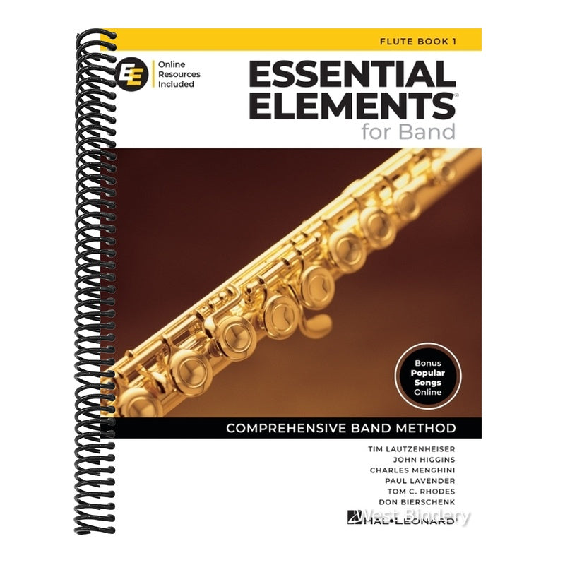 Essential Elements for Band Flute Book 1 with Eei Online Resources Flute Method Book and Sheet Music for Students and Teachers Comprehensive Band Meth