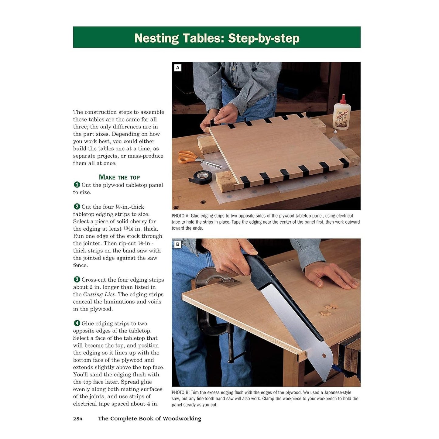 The Complete Book of Woodworking: Step-By-Step Guide to Essential Woodworking Skills, Techniques, Tools and Tips (Spiral Bound)