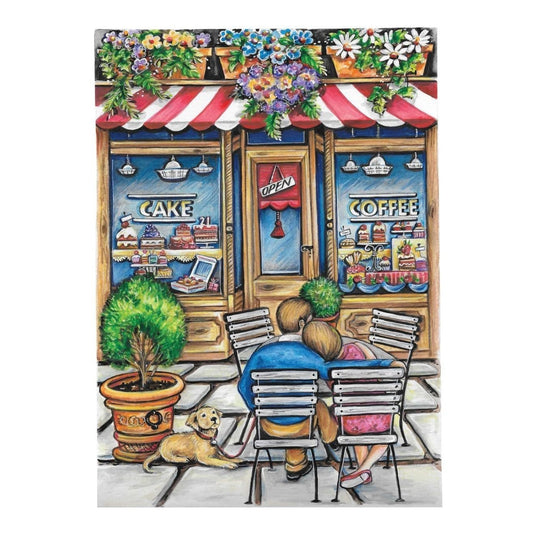 Creative Haven Romantic Country Scenes Coloring Book (Spiral Bound)