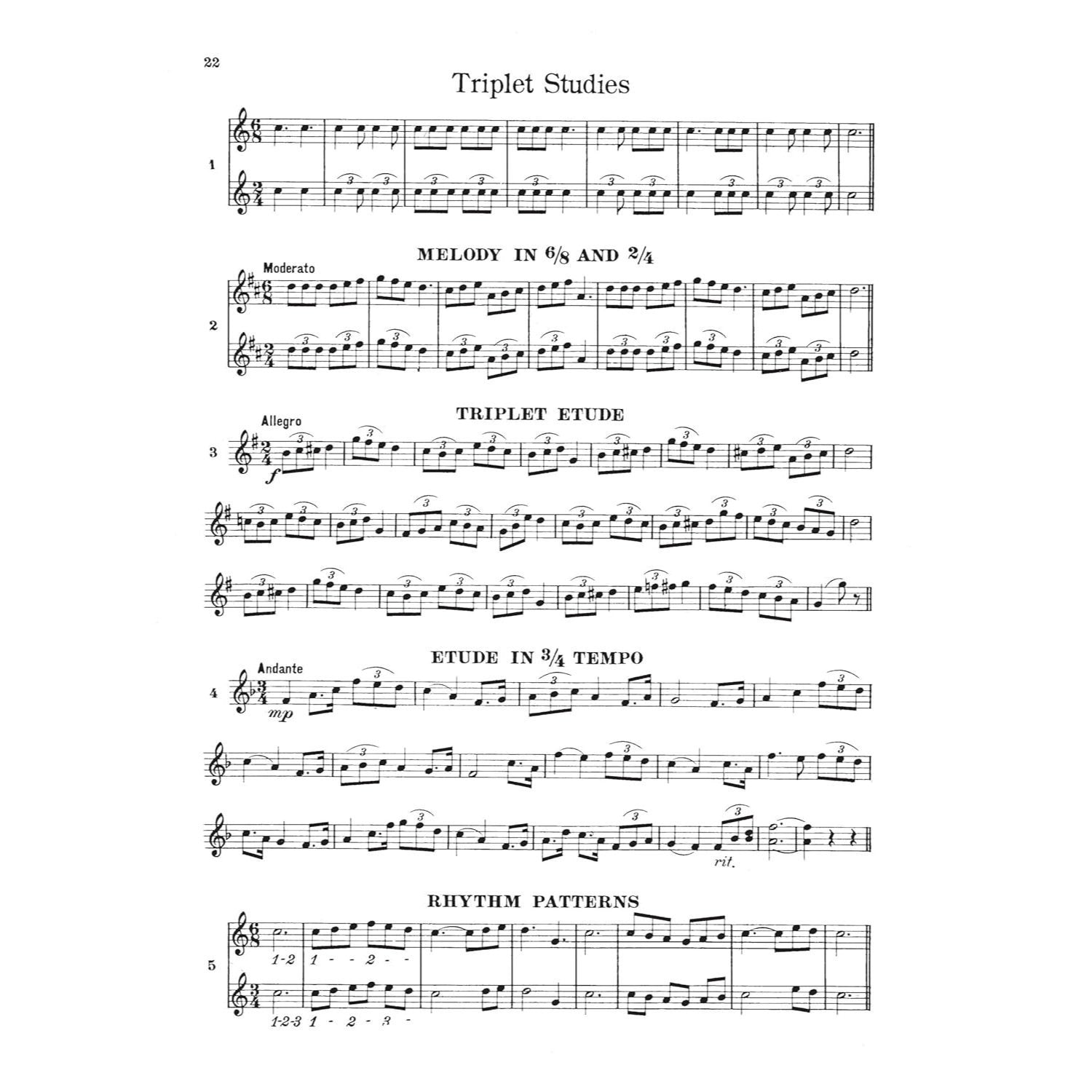 Rubank Intermediate Method Saxophone (Rubank Educational Library 68) - Saxophone Music Book for CL