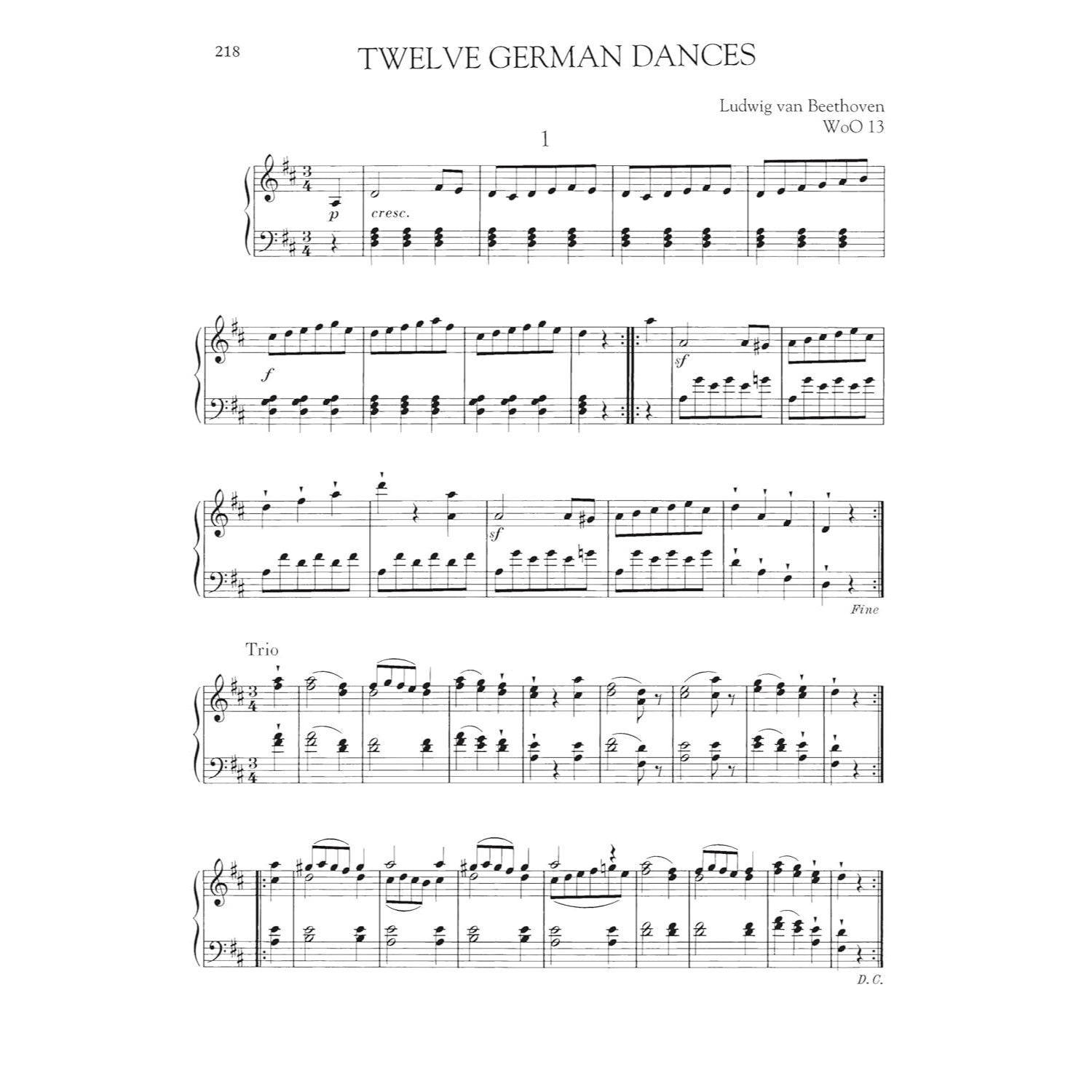 Beethoven - Favorite Piano Works Schirmer Library of Musical Classics Vol. 2071 Sonatas, Variations and Bagatelles