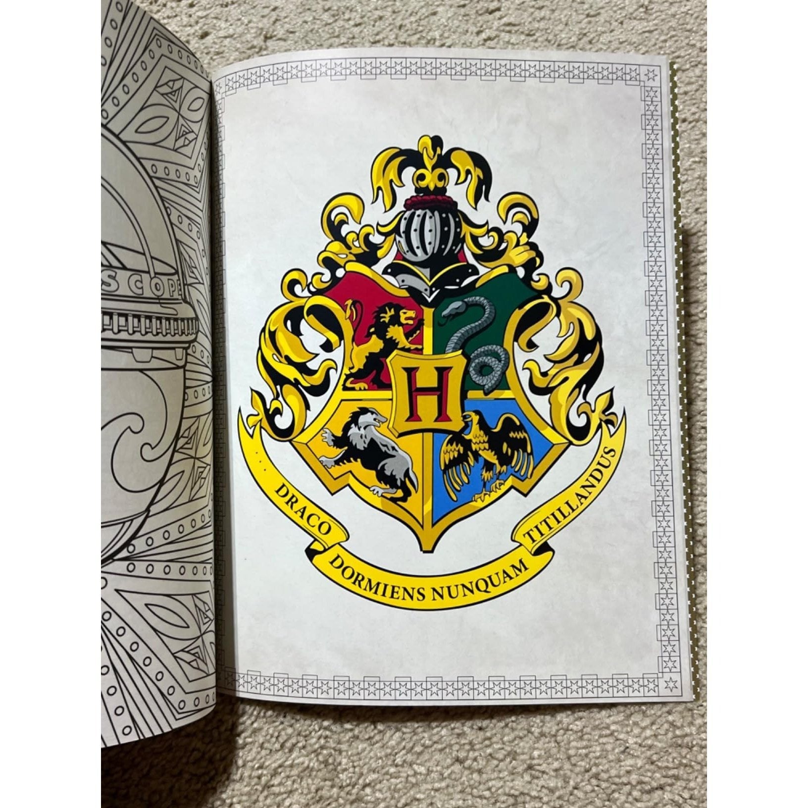 Harry Potter Coloring Book (Spiral Bound)