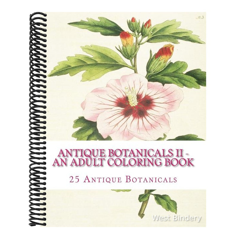 Antique Botanicals II - An Adult Coloring Book
