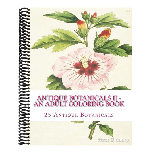 Antique Botanicals II - An Adult Coloring Book