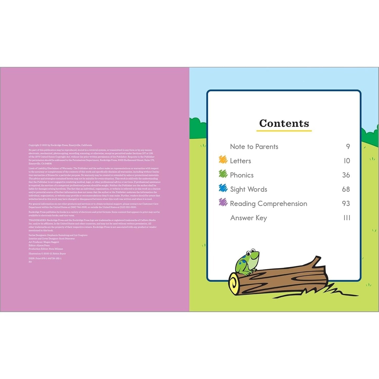 My Kindergarten Reading Workbook: 101 Games and Activities to Support Phonics and Sight Words