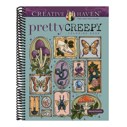 Creative Haven Pretty Creepy Coloring Book