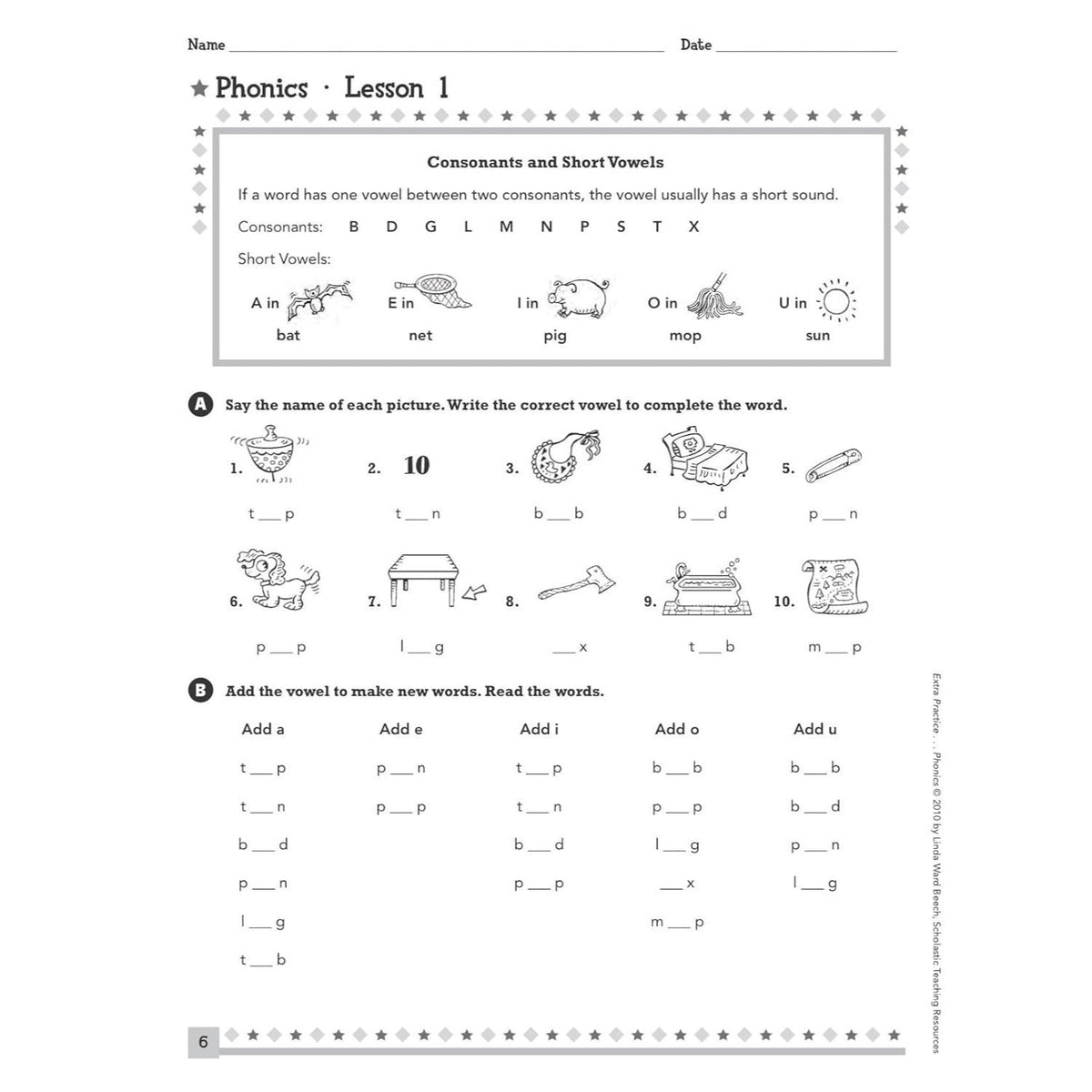 Phonics, Grades 3-6 (Extra Practice for Struggling Readers) (Spiral Bound)