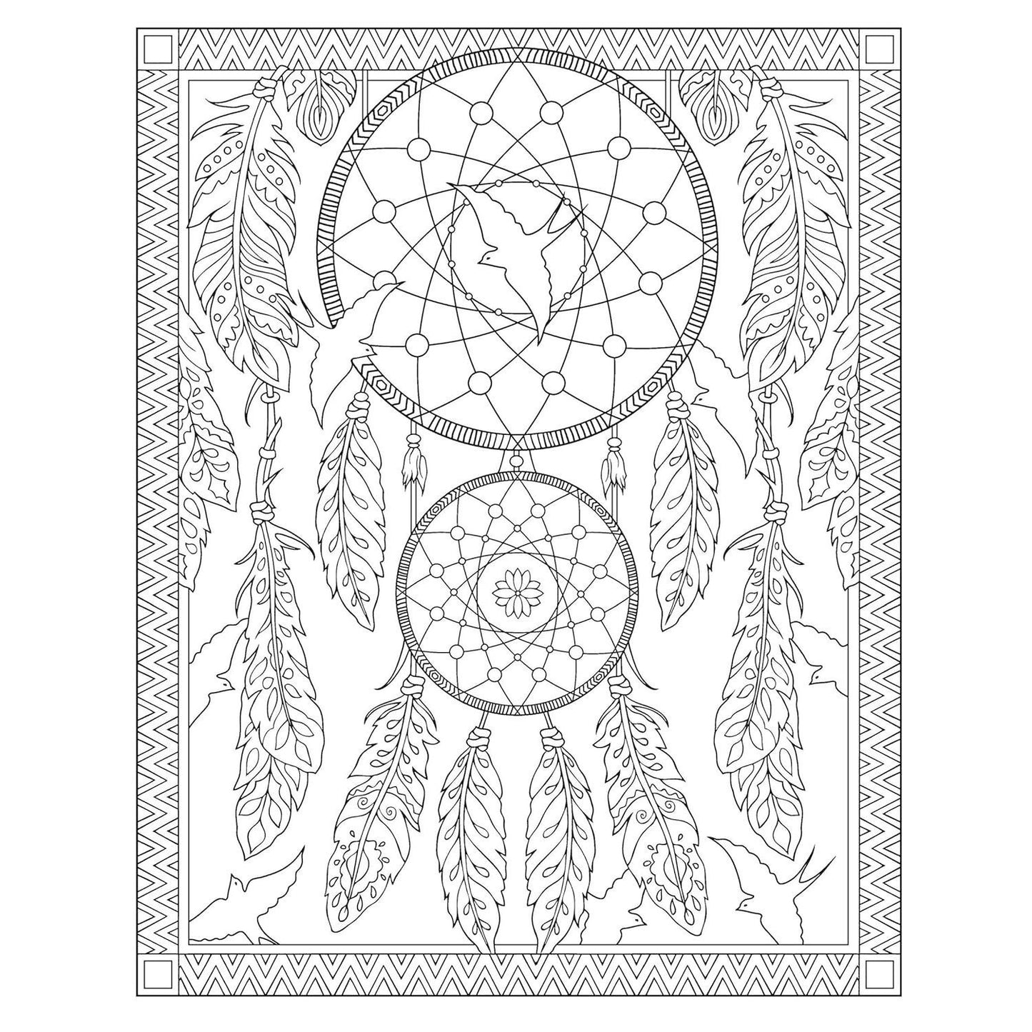 Creative Haven Native American Designs Coloring Book