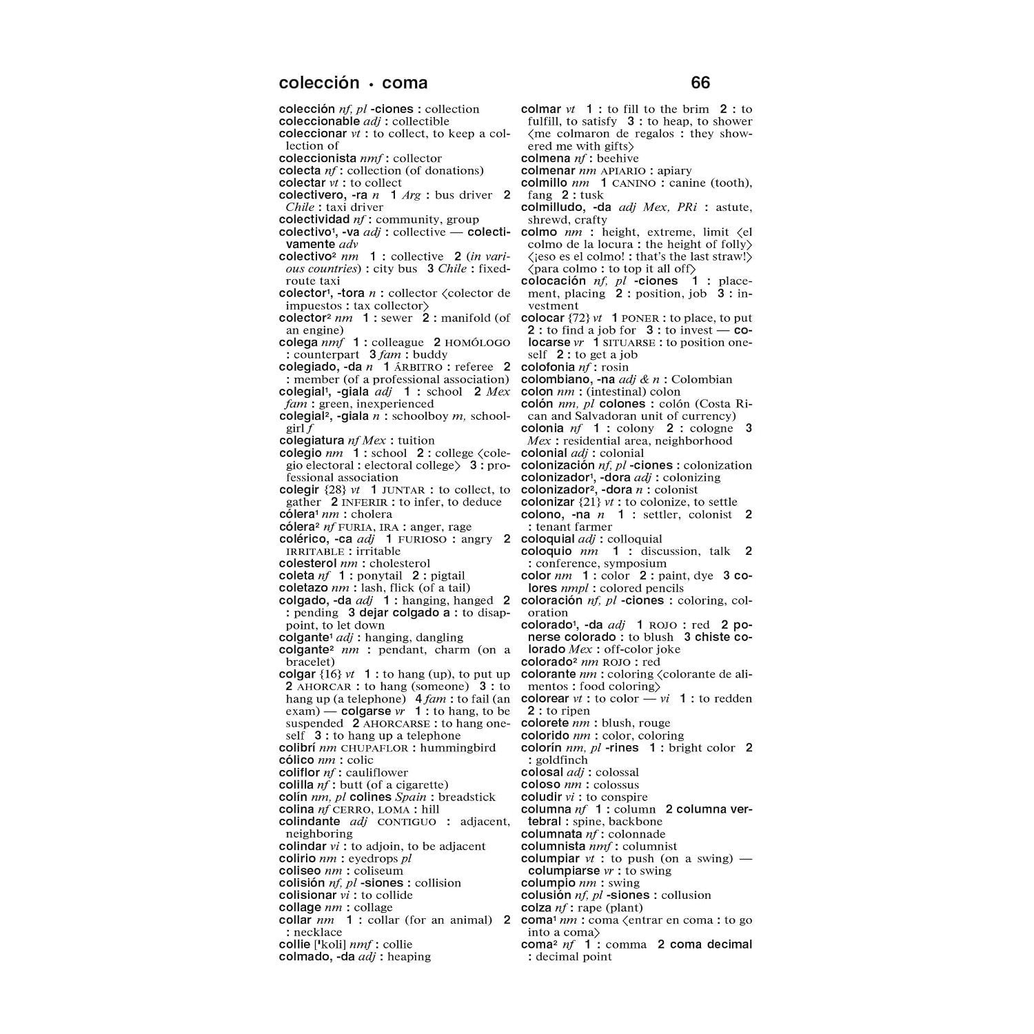 Merriam-Webster's Spanish-English Dictionary