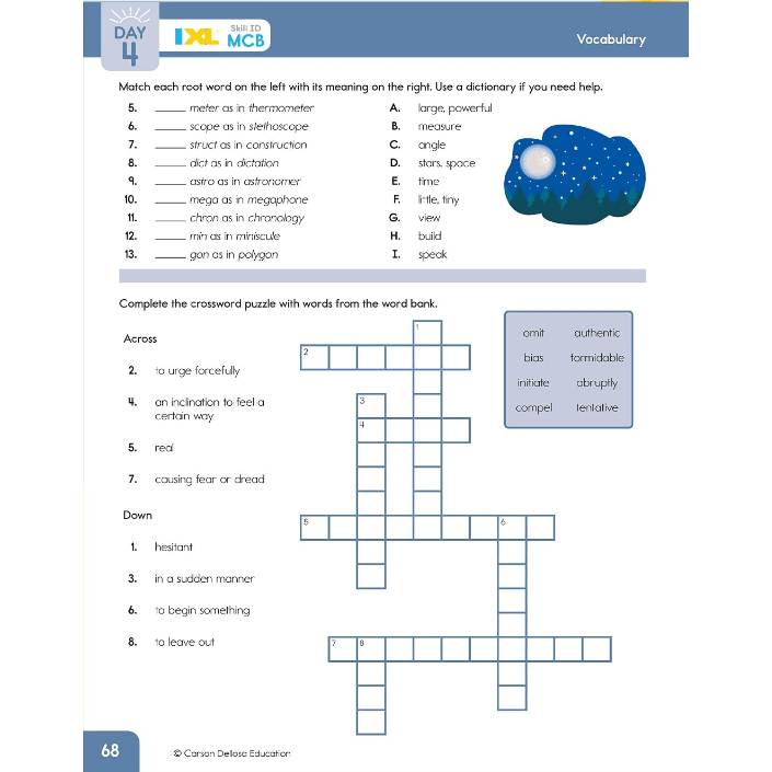 Summer Bridge Activities, Grades 7 - 8