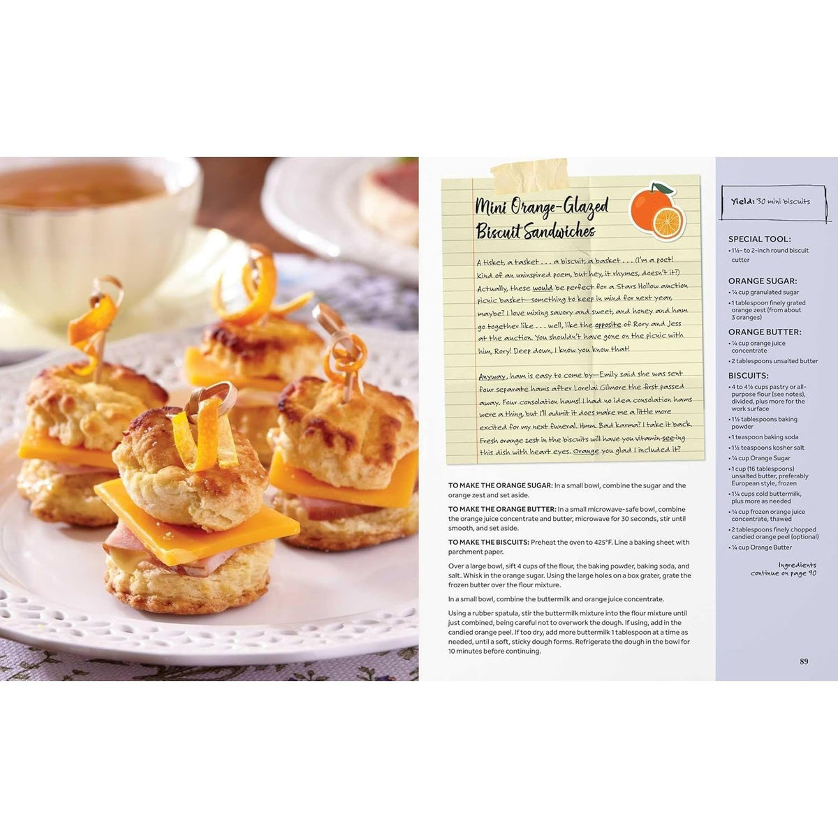 Sookie's Recipe Book: Gilmore Girls: An Official Cookbook (Spiral Bound)