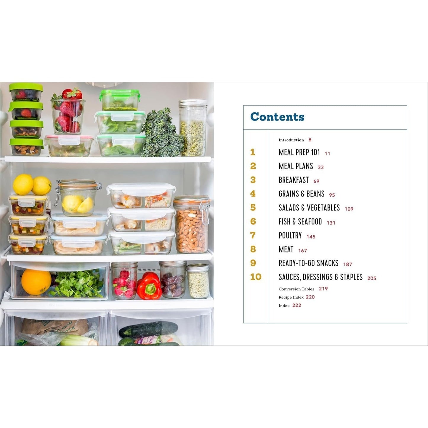 The Healthy Meal Prep Cookbook: Easy and Wholesome Meals to Cook, Prep, Grab, and Go (Spiral Bound)