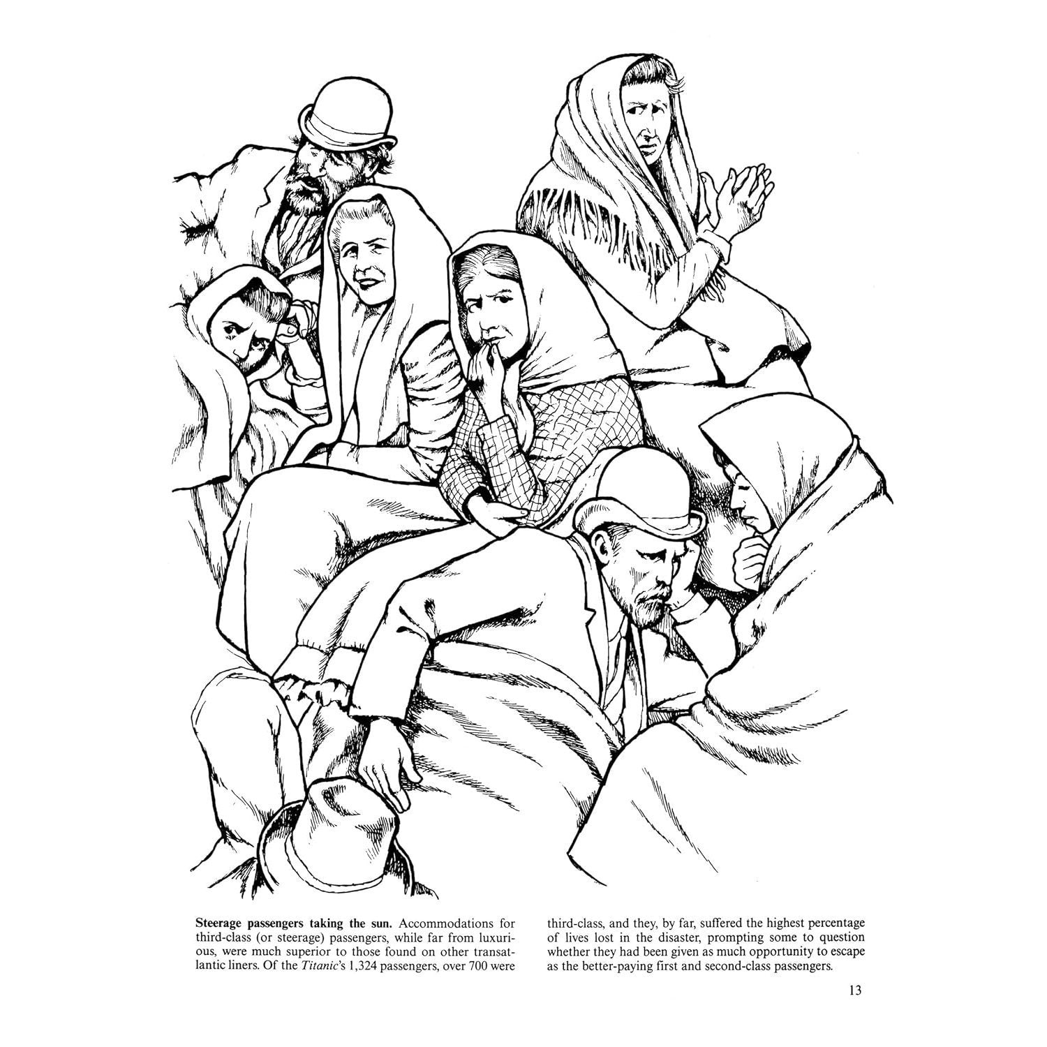 The Titanic Coloring Book