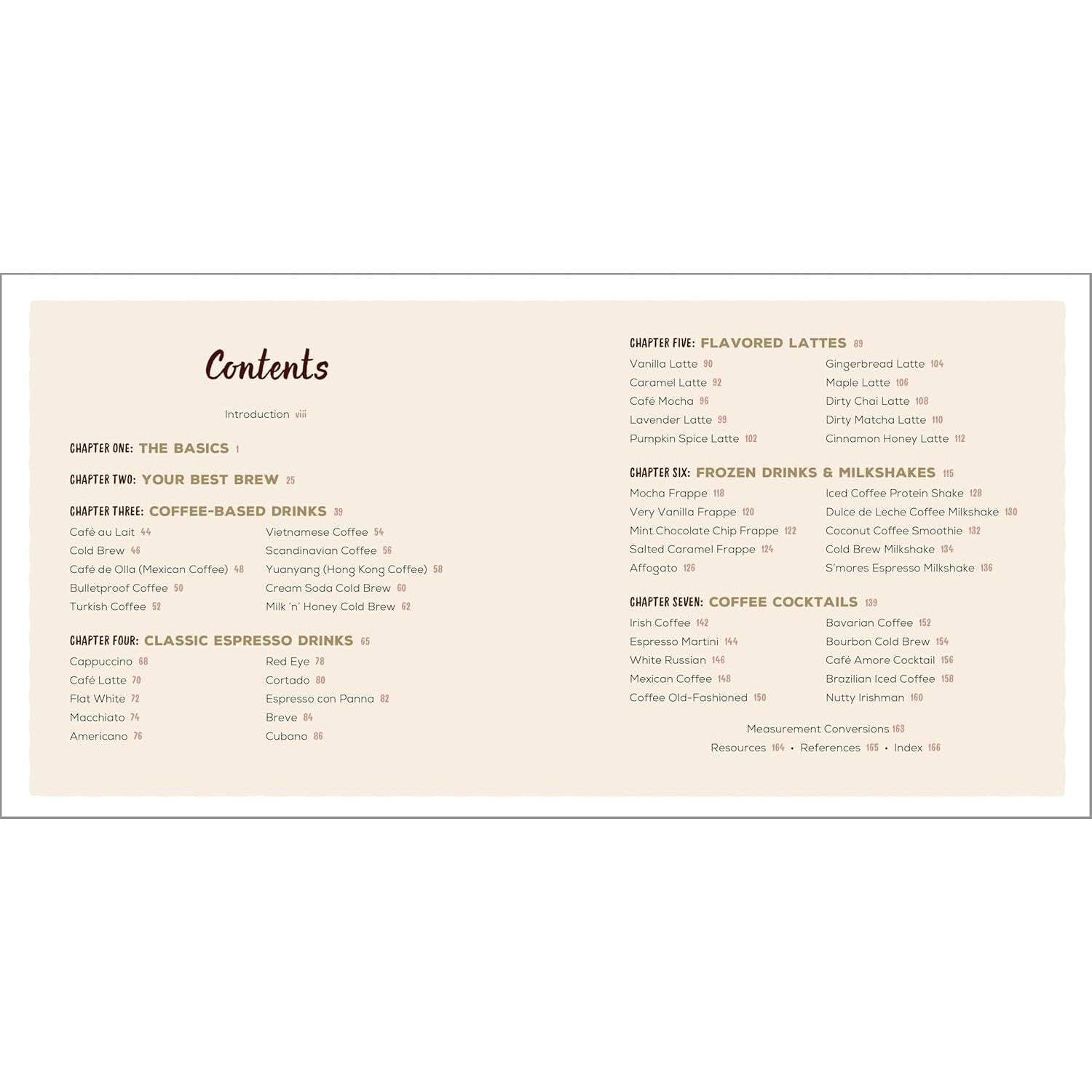 The Coffee Recipe Book: 50 Coffee and Espresso Drinks to Make at Home (Spiral Bound)