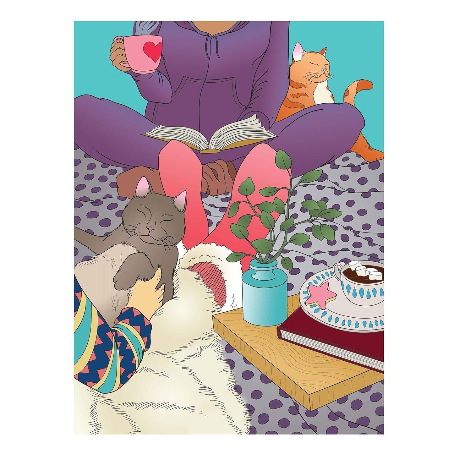 Creative Haven Happy Home: A Hygge Coloring Book