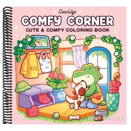 Comfy Corner: Coloring Book for Adults and Kids