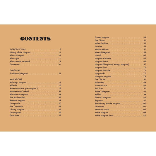 The Little Book of Negroni