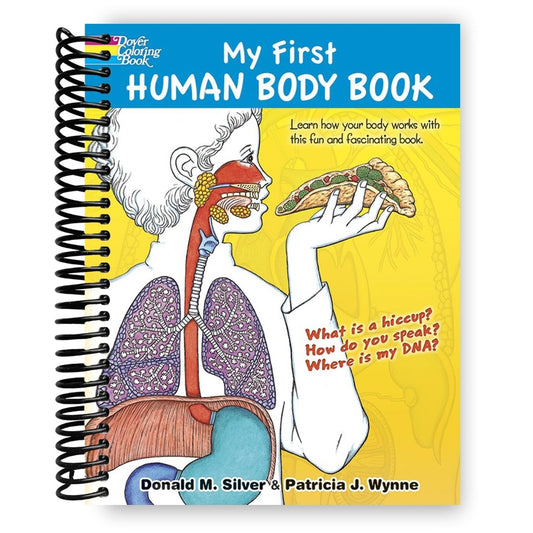 My First Human Body Book Coloring Book (Green) (Spiral Bound)