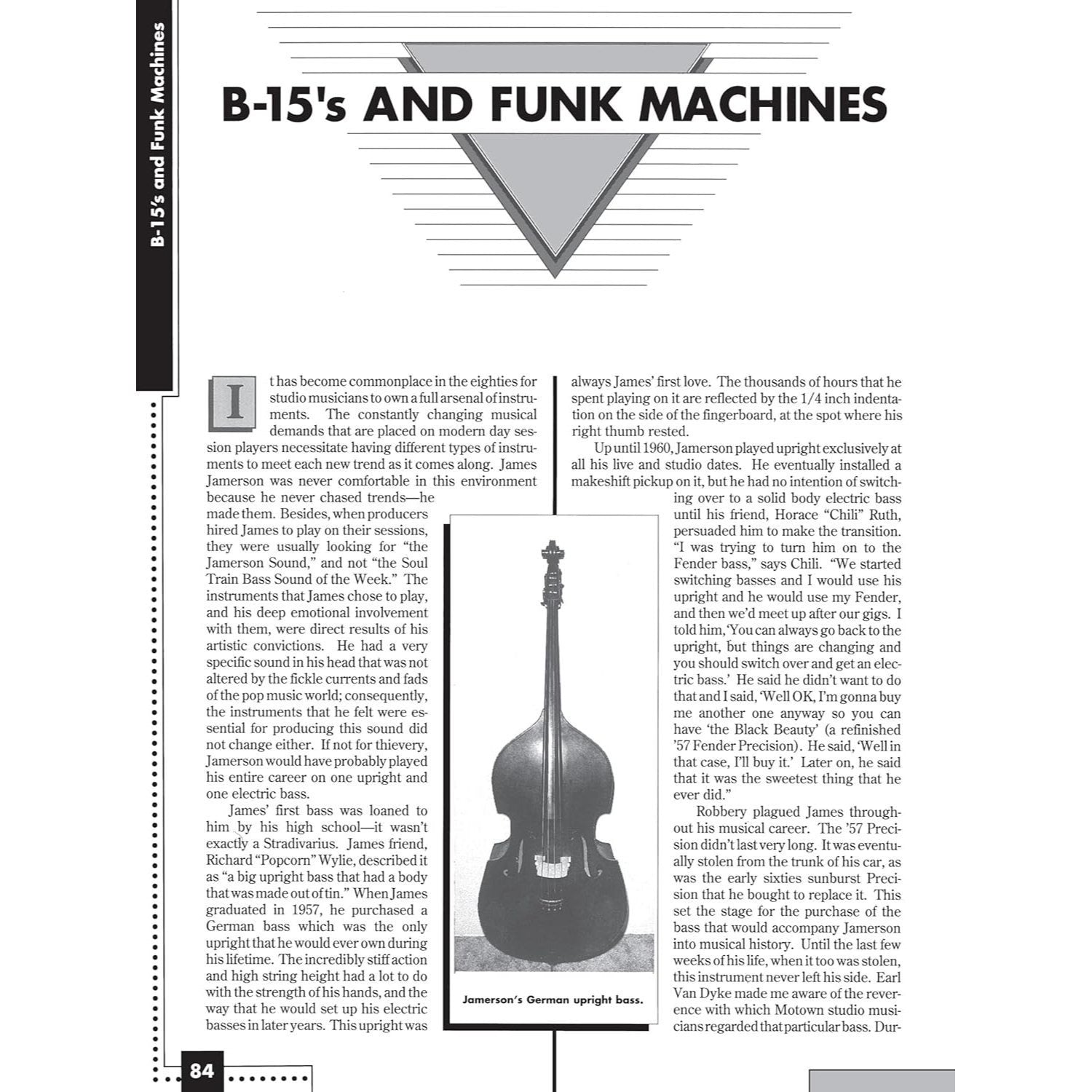 Standing in the Shadows of Motown: The James Jamerson Bass Method Classic Motown Bass Lines and Biographical Tribute with Online Audio [With 2] (Spiral Bound)