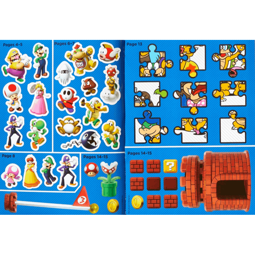 Super Mario Official Sticker Book (Nintendo(r)): Over 800 Stickers! (Spiral Bound)