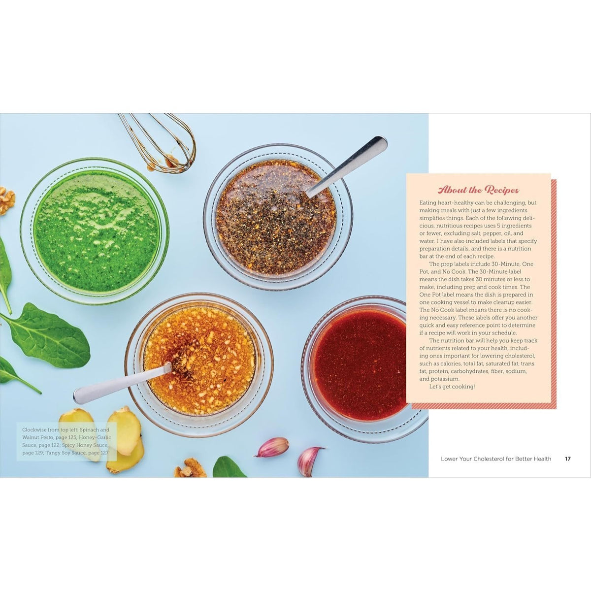 The 5-Ingredient Low-Cholesterol Cookbook: 85 Heart-Healthy Recipes