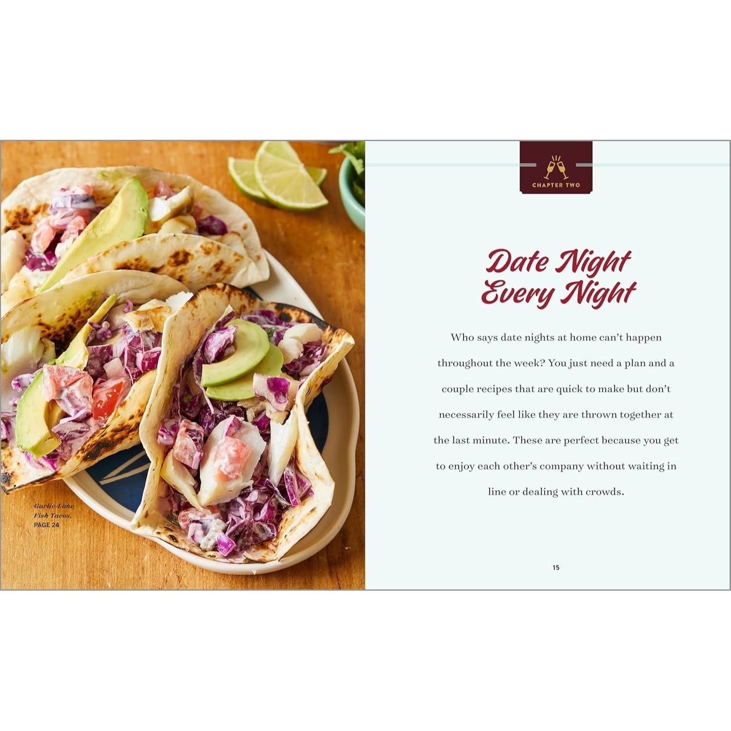 Date Night Cookbook and Activities for Couples: Recipes and Games for a Romantic Night in (Spiral Bound)