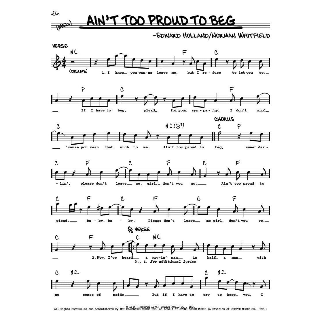 The Real R&B Book: C Instruments