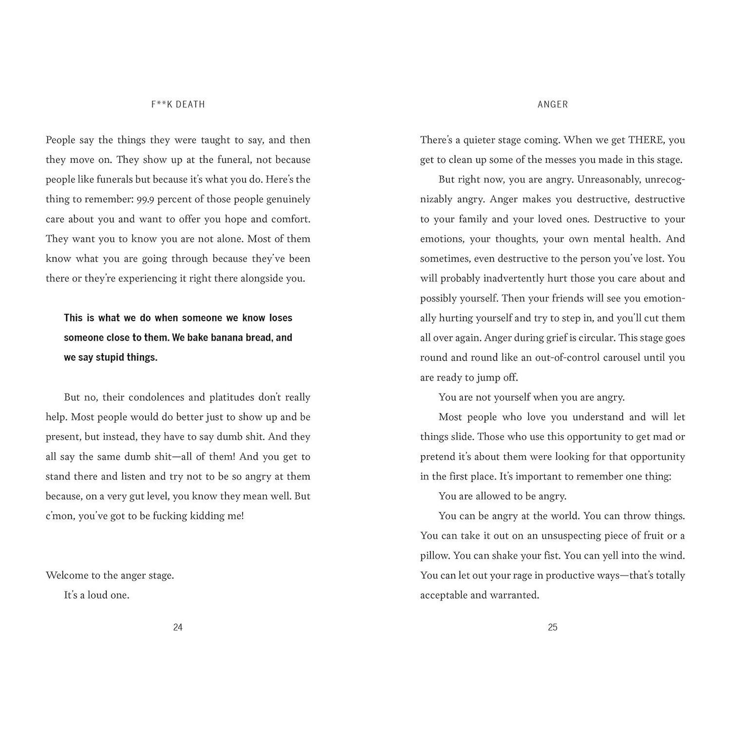 Hardcore Grief Recovery: An Honest Guide to Getting Through Grief Without the Condolences, Sympathy, and Other Bs (Spiral Bound)