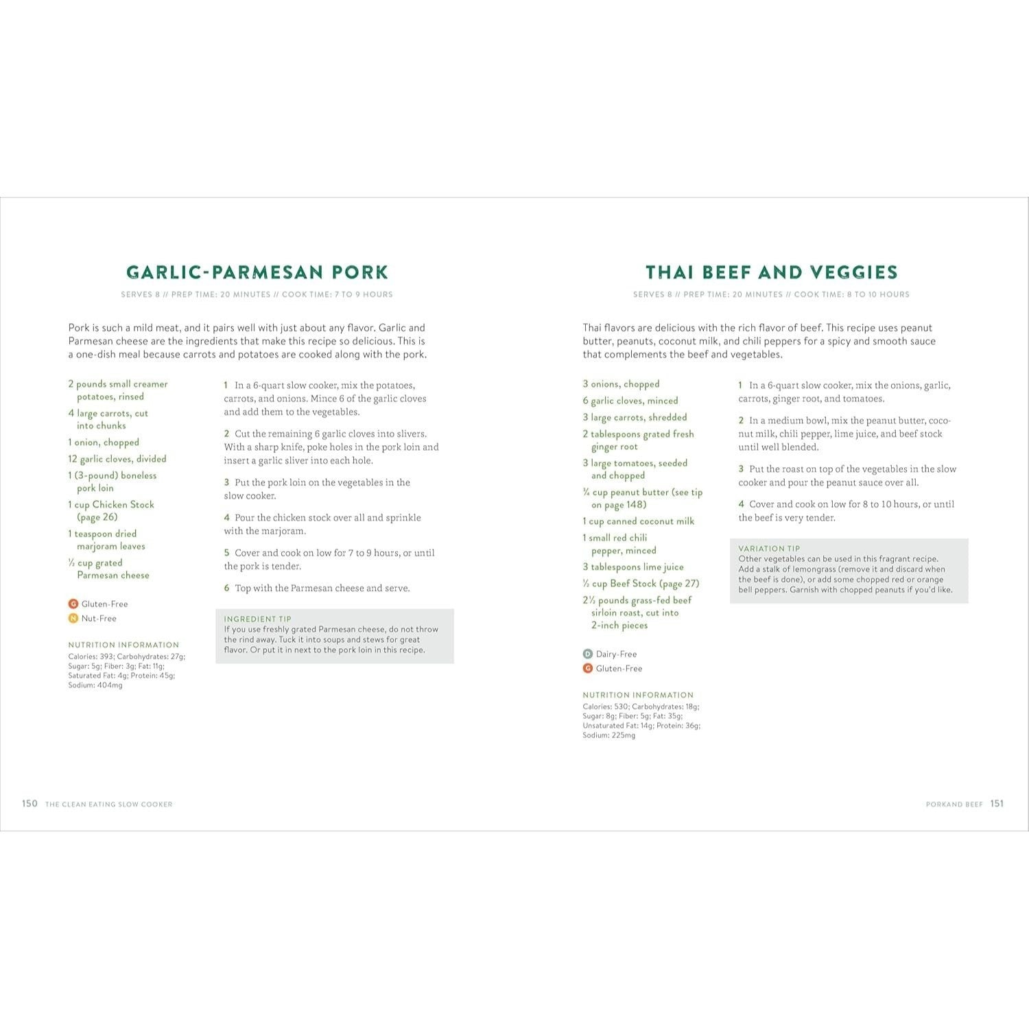 The Clean Eating Slow Cooker: A Healthy Cookbook of Wholesome Meals That Prep Fast & Cook Slow