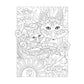 Creative Haven Fanciful Foxes Coloring Book