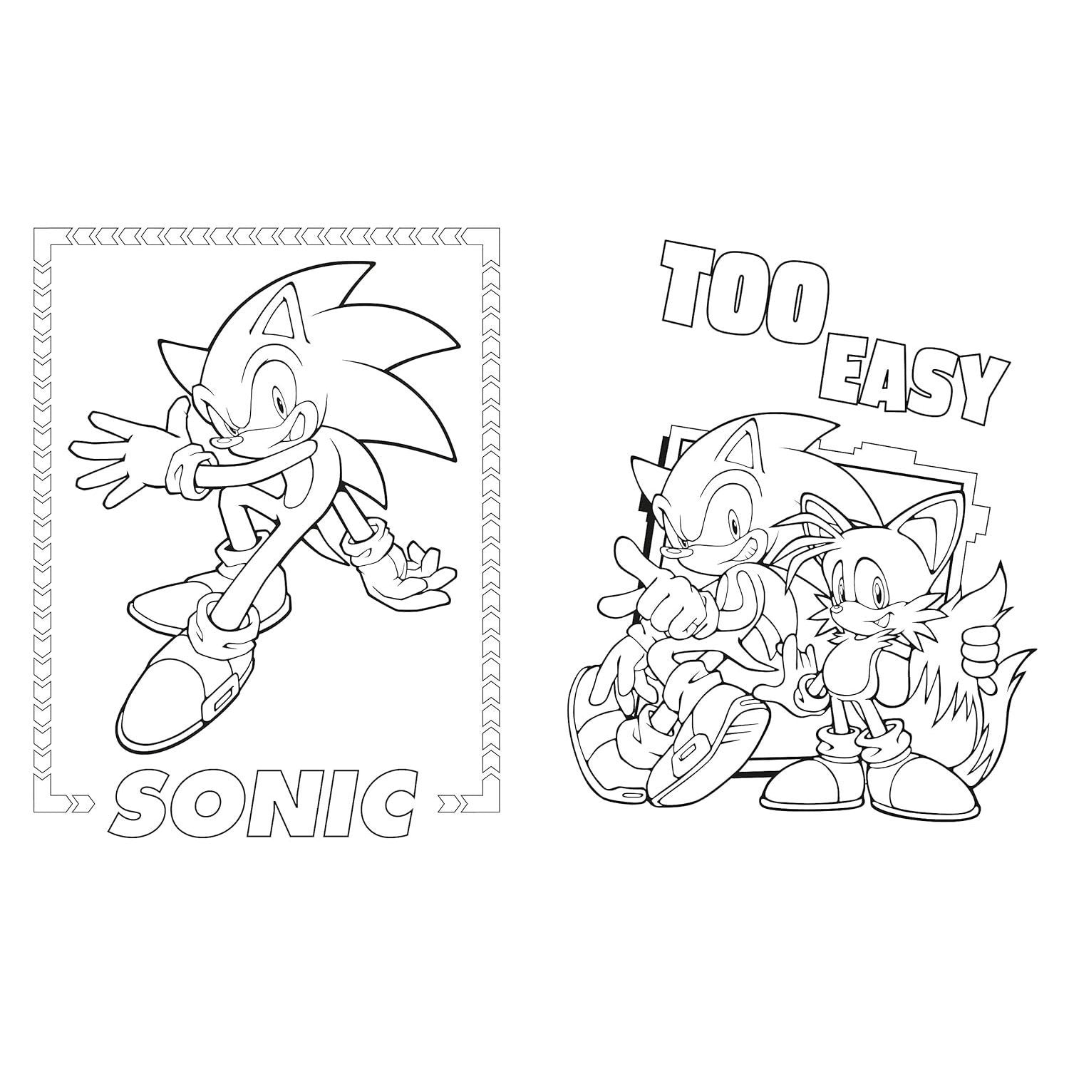 Sonic the Hedgehog: The Official Coloring Book (Spiral Bound)