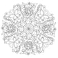 Creative Haven Butterfly Mandalas Coloring Book