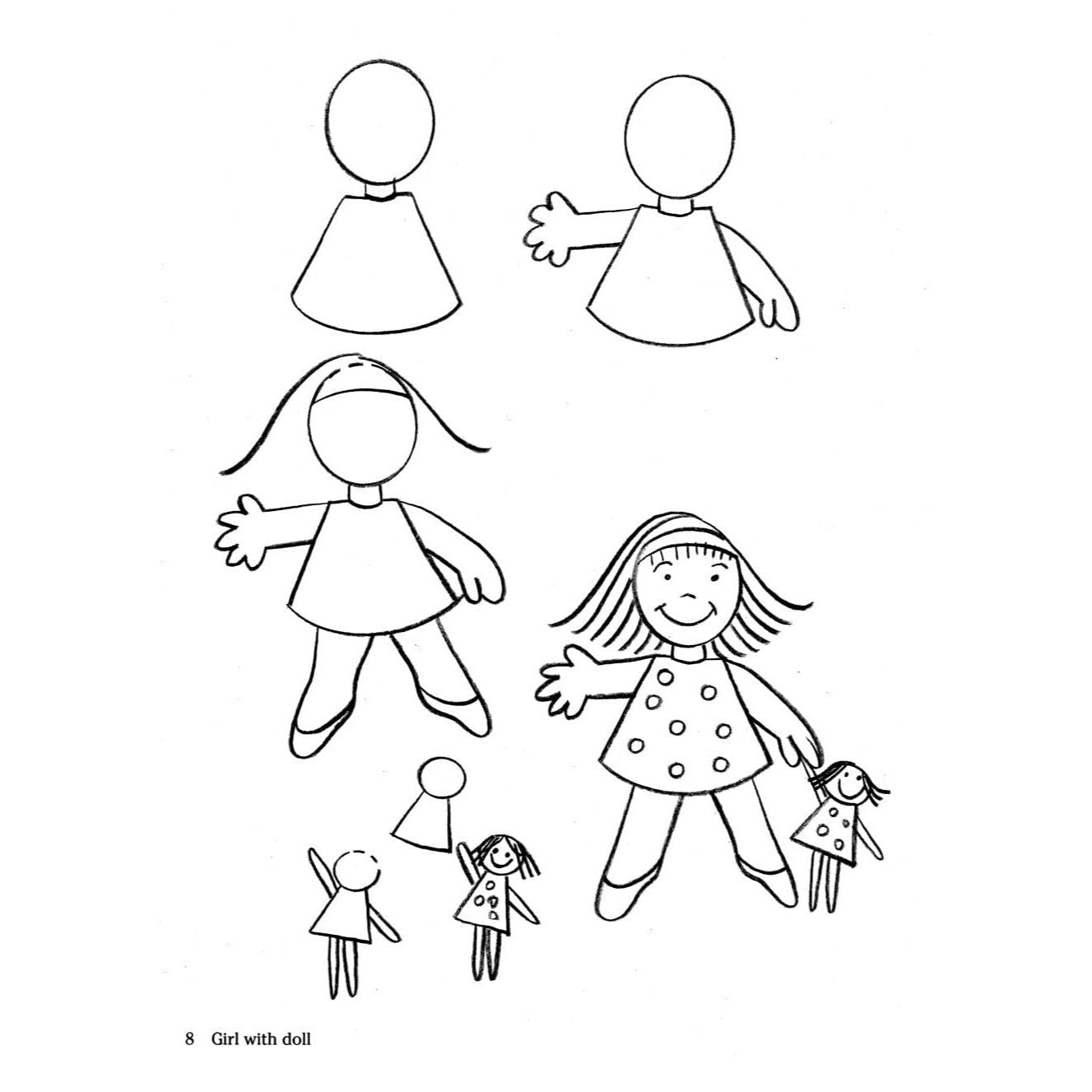How to Draw People: Easy Step-By-Step Drawings! (Spiral Bound)