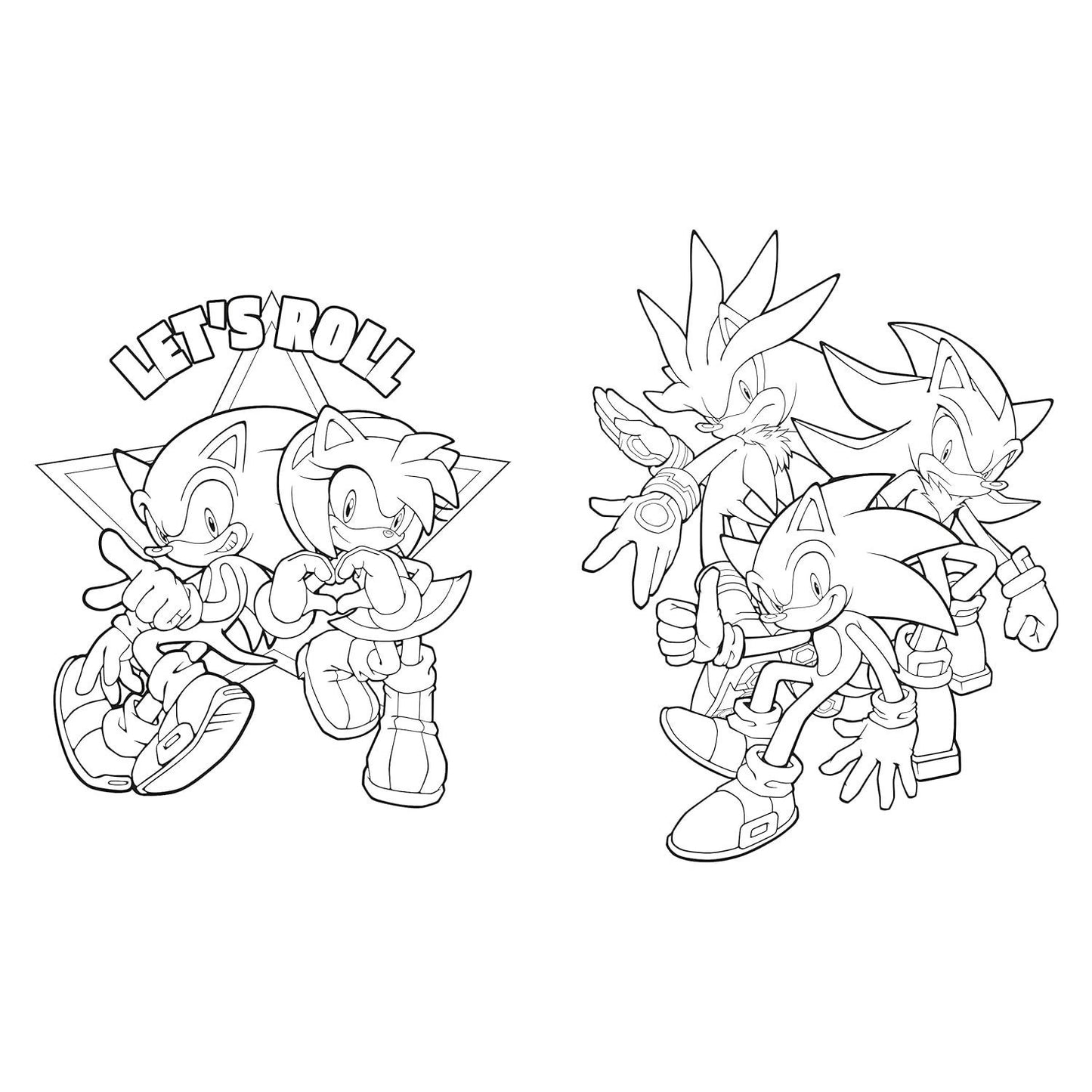 Sonic the Hedgehog: The Official Coloring Book (Spiral Bound)