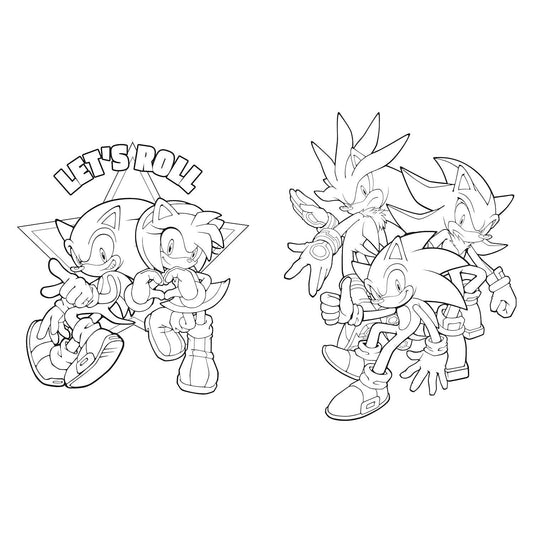 Sonic the Hedgehog: The Official Coloring Book (Spiral Bound)