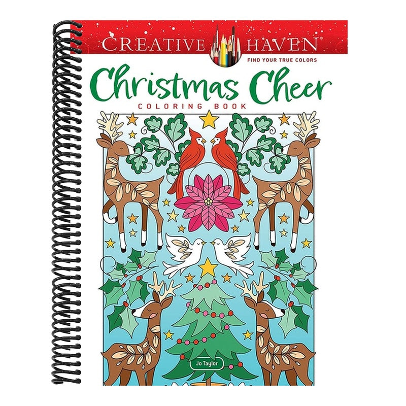 Creative Haven Christmas Cheer Coloring Book