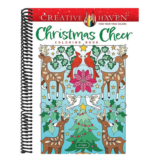Creative Haven Christmas Cheer Coloring Book